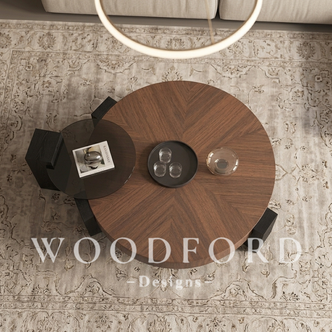 The Woodford Dual-Tier Center Table - Image 2