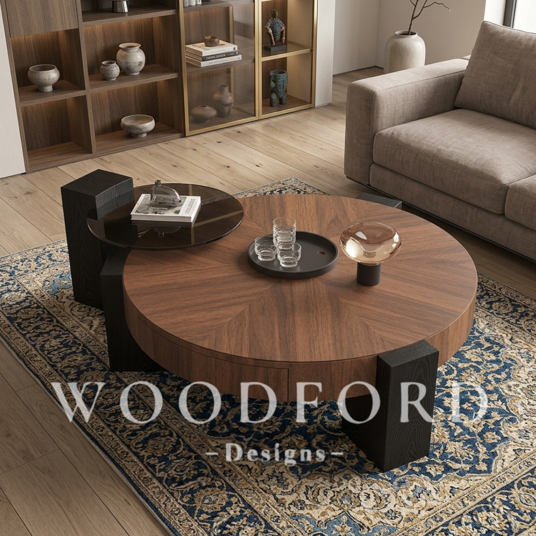 The Woodford Dual-Tier Center Table - Image 3